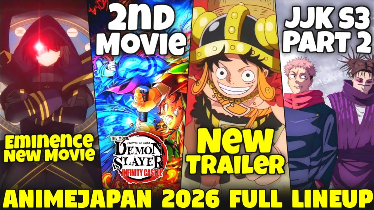 Demon Slayer Infinity Castle 2nd Movie & The Eminence in Shadow Movie News | AJ2026 | Sam Boy