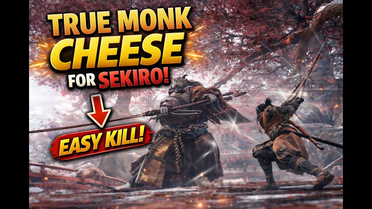 TRUE MONK Made EASY! 🧀 Sekiro Boss Cheese Strategy | NG + 2