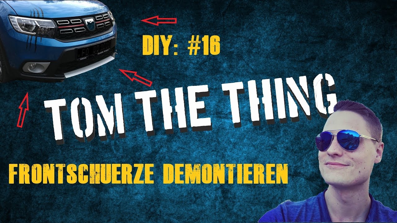 Dacia Sandero Stepway II Tutorial #16 Frontschürze demontieren