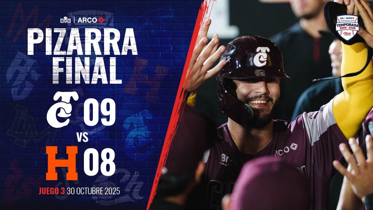 RESUMEN: Tomateros de Culiacán vs Naranjeros de Hermosillo | 30 de octubre 2025