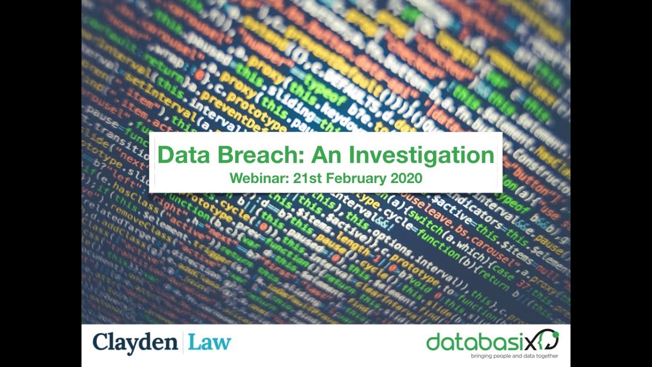 Data Breach An Investigation