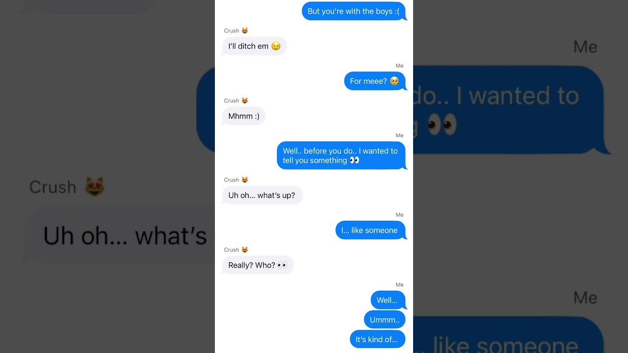 Telling My Crush I Like Him! #textingstory #text #crush #textanimation