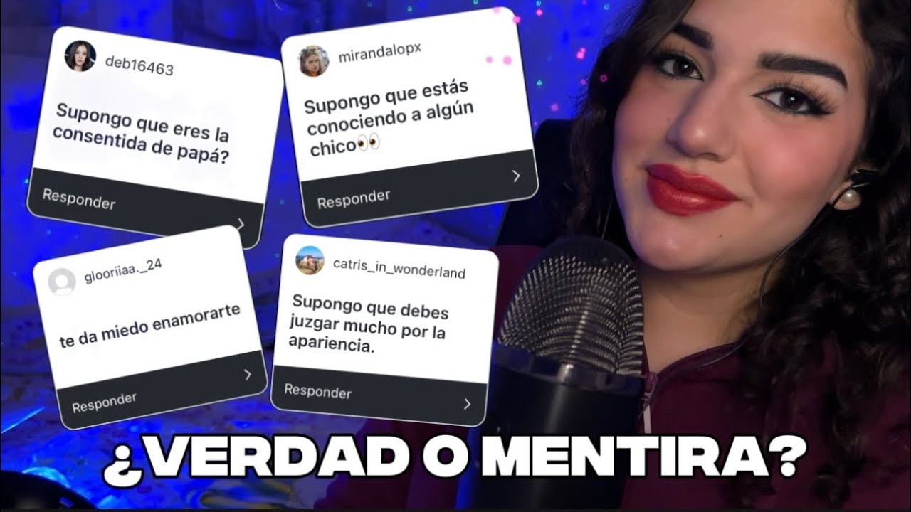 ASMR REACCIONANDO A SUPOSICIONES SOBRE MI 😳