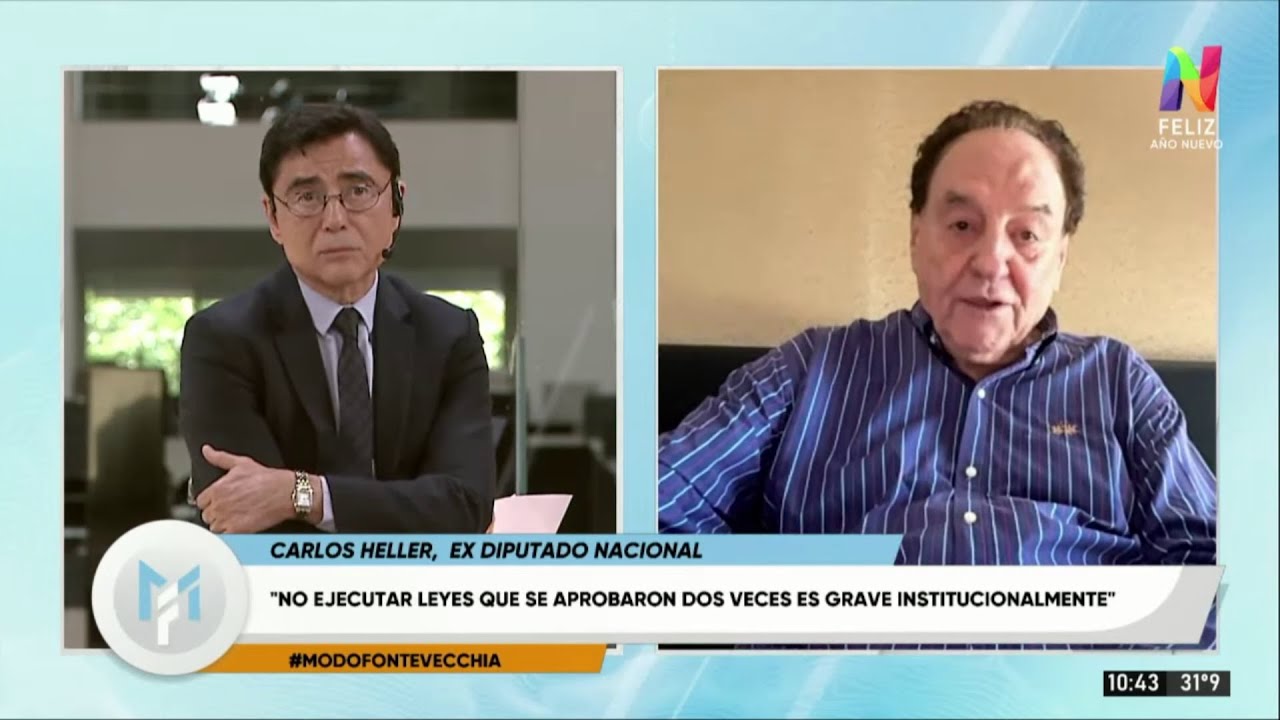 Inflación, ajuste y división de poderes - Carlos Heller en NET TV, con Jorge Fontevecchia - 30-12-25