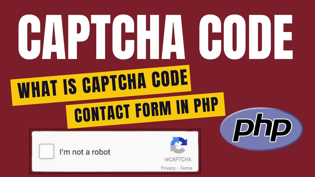 CAPTCHA Code in  PHP|PHP CAPTCHA Code with Database|Contact Form in php