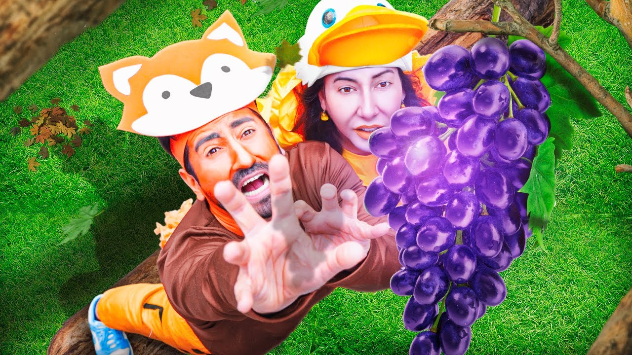 A História da RAPOSA ARROGANTE E AS UVAS - Versão Gabriel e Shirley
