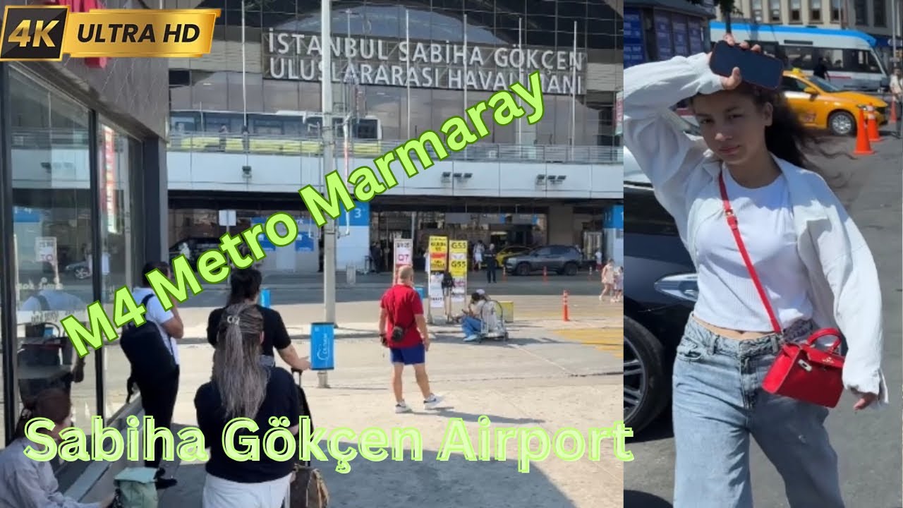 Sabiha Gökçen Airport to Eminönü & Sirkeci via M4 Metro & Marmaray  Full Journey with Urdu Guide 4K