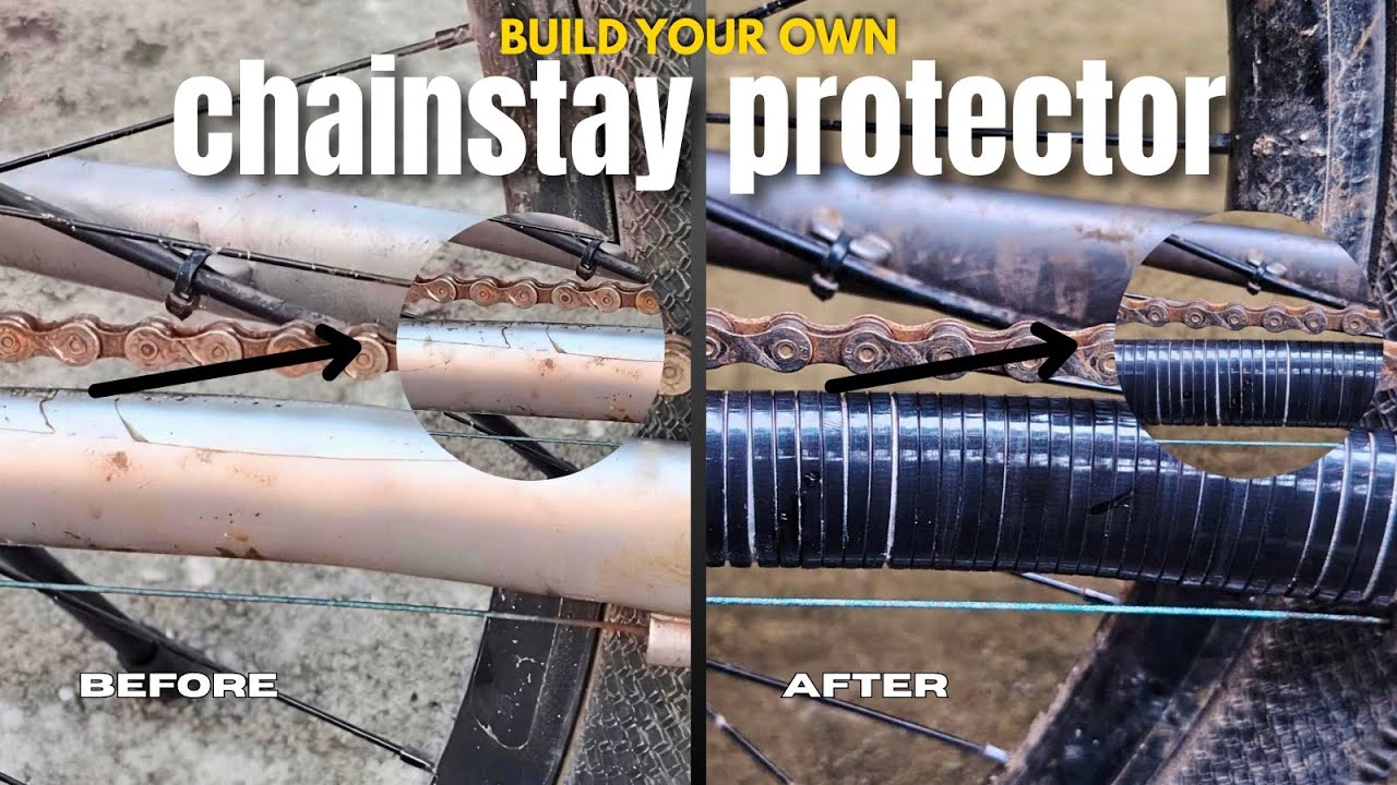 DIY Chainstay Protector 🚴‍♂️ | Stop Chain Slap for FREE