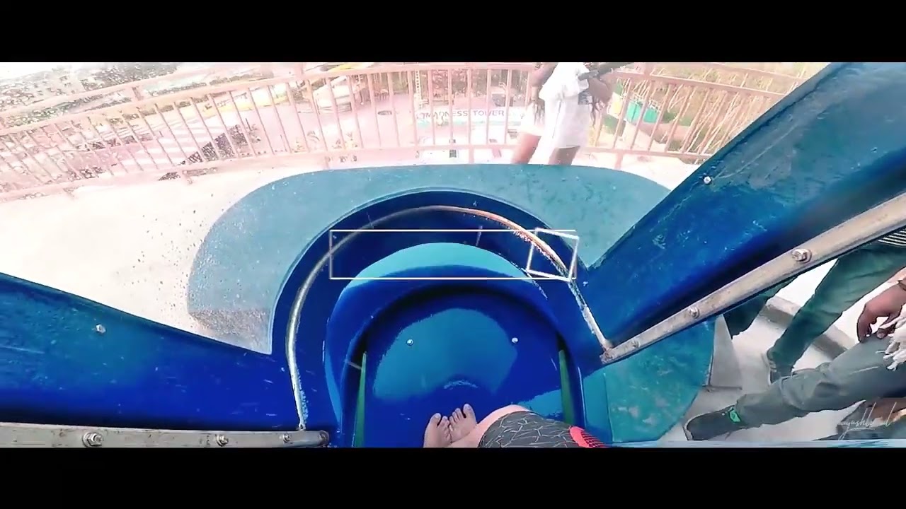Crystal World - India's fastest Water loop slide SUICIDE 360