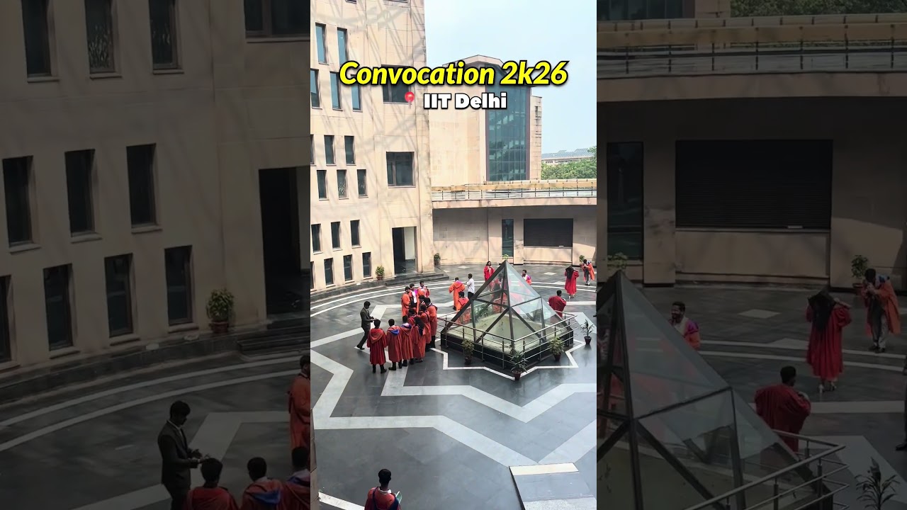 IITD Convocation 2026😍#convocation #iitdelhi #iit #jee #iitlife #motivation #iitian #collegelife