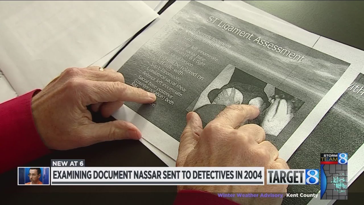 Examining document Nassar sent detectives in 2004