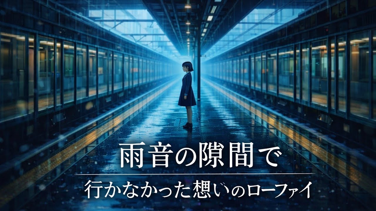 雨音の隙間で｜言えなかった「行かないで」｜切なすぎる日本語バラード #歌詞動画 #恋愛 #歌ってみた #恋愛 #睡眠用bgm 
