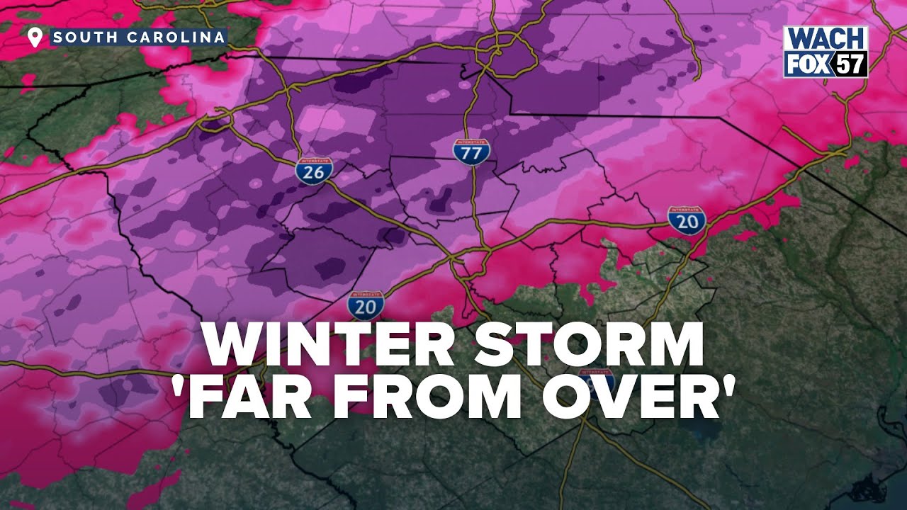 Winter Storm Continues to Impact South Carolina | Jan. 25, 2026