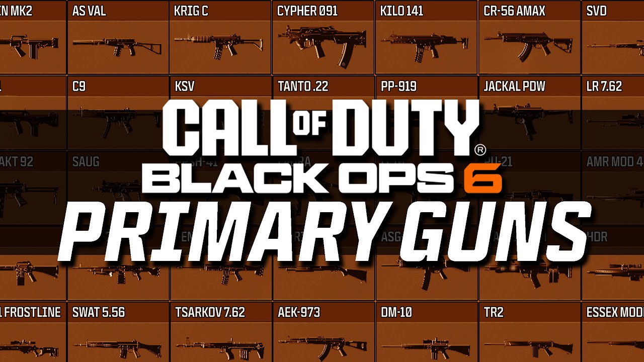 Ranking Every Primary Weapon in Black Ops 6!