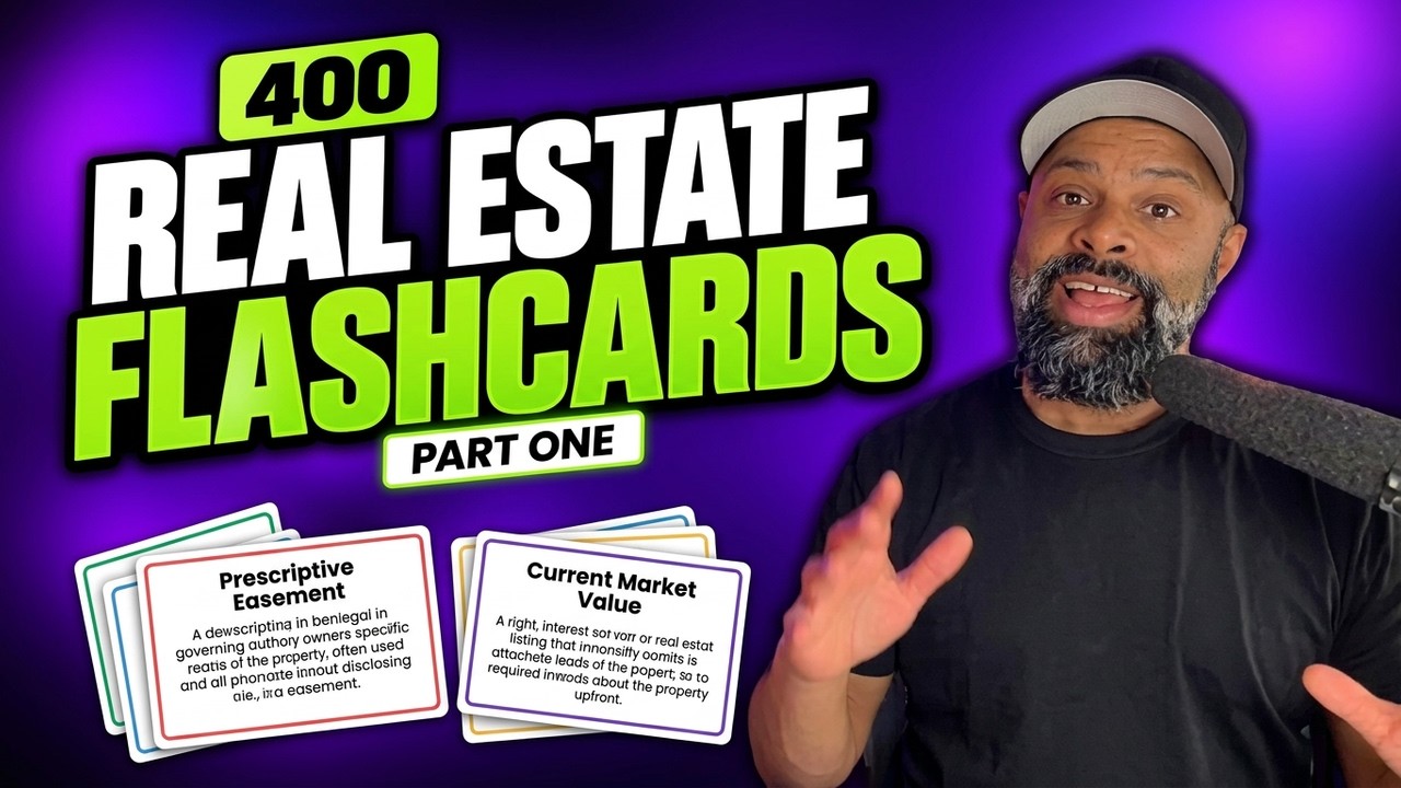 400 Real Estate Flashcards | Must Know Vocabulary for the Real Estate Exam