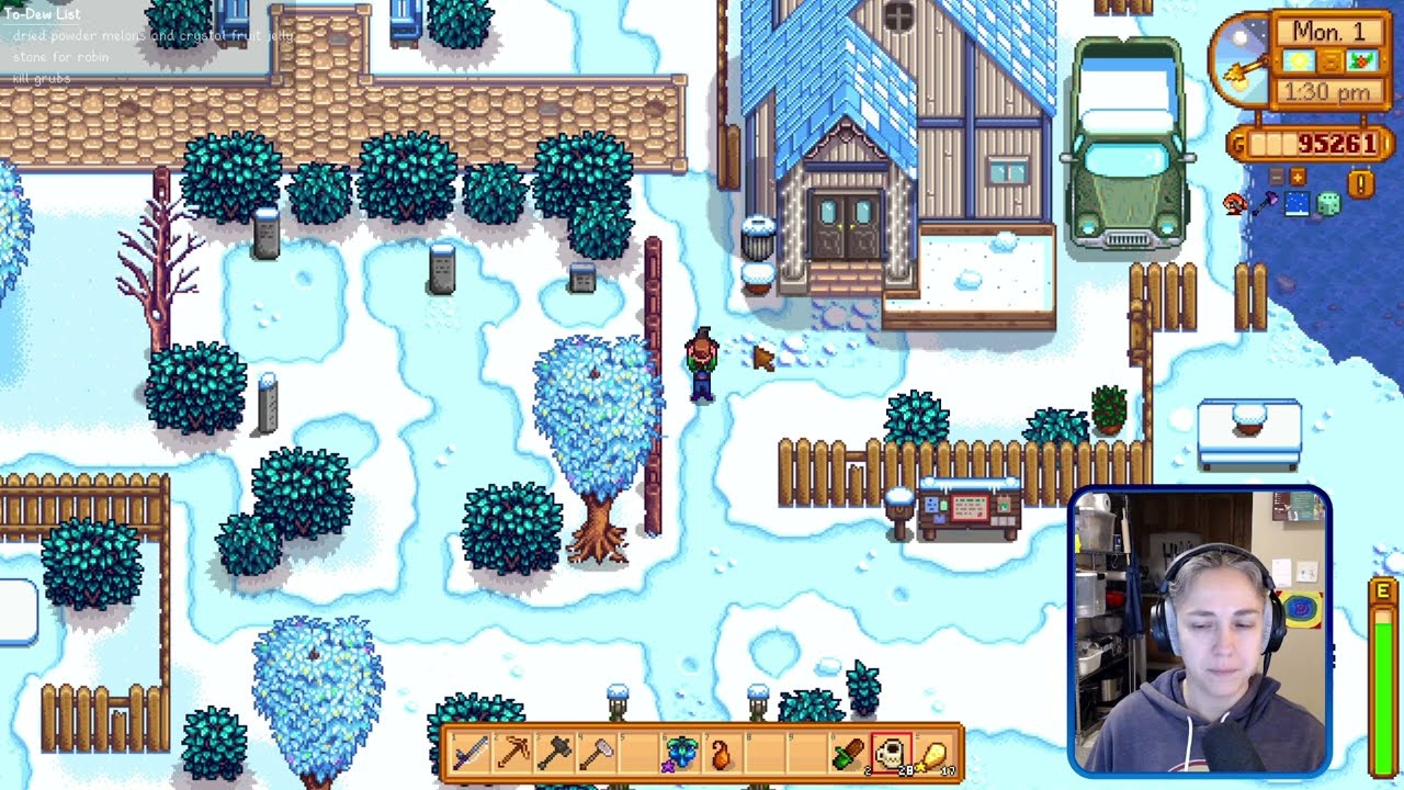 Stardew VOD - Winter in Skull Cavern!