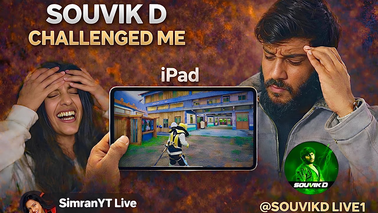 😱 SOUVIK D CHALLENGED ME TO BEAT THIS IPAD GIRL | Glydr Games 
