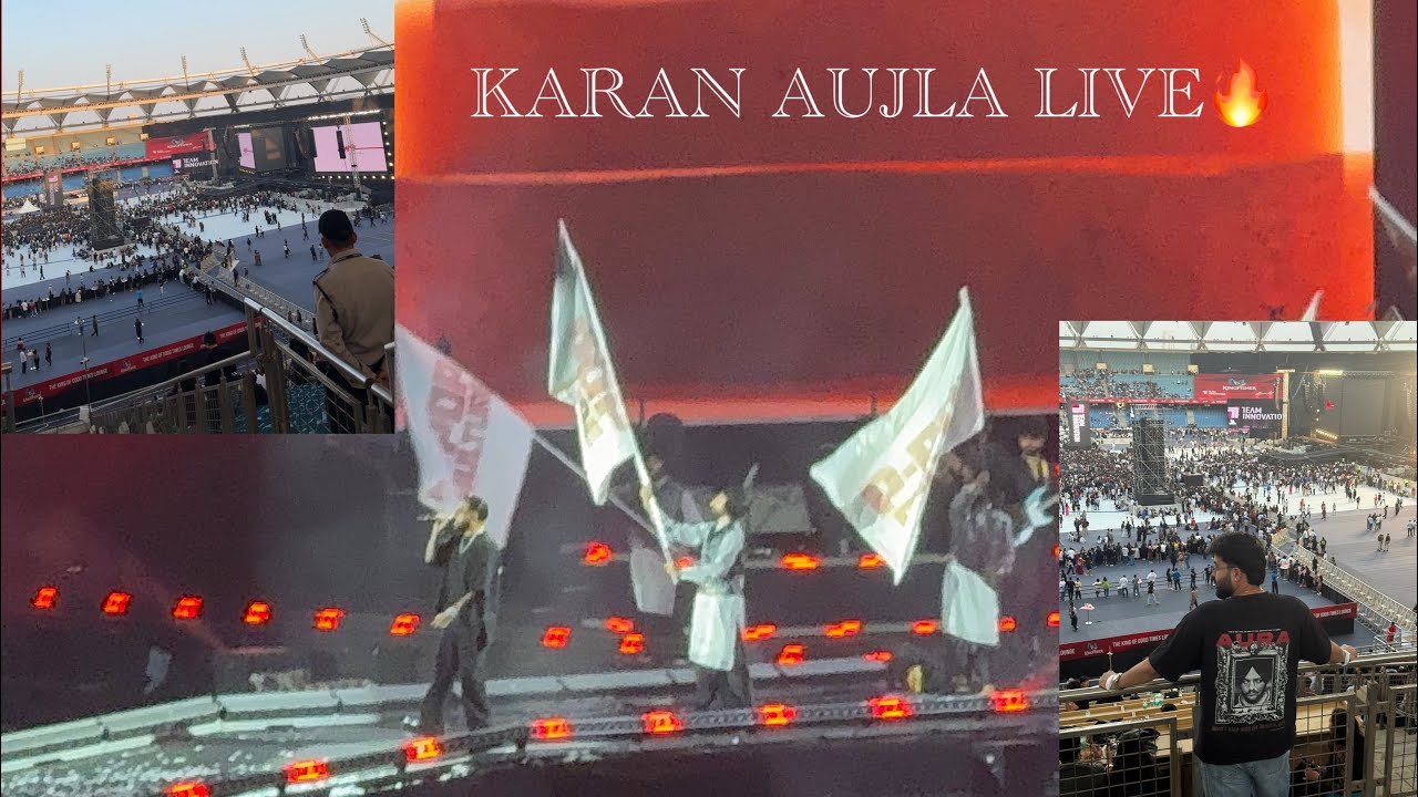 Karan Aujla Live concert in New Delhi JLN Stadium 2026🔥🔥|| P POP CULTURE first show full vlog😍
