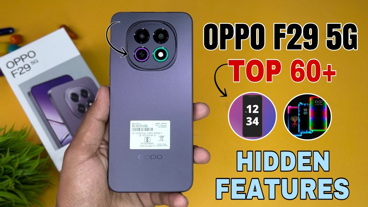 Oppo F29 5G Top 60+++ Hidden Features | Oppo F29 Tips And Tricks | Oppo F29 5G