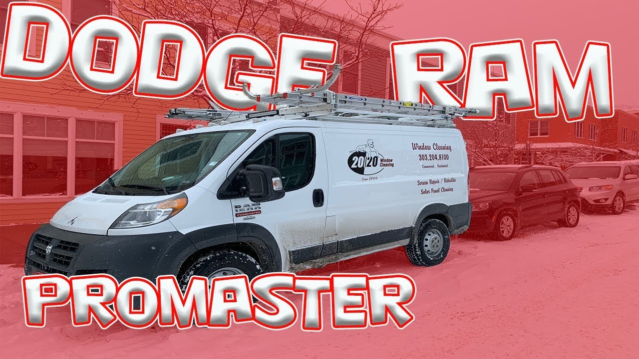 WINDOW CLEANING WORK VAN | DODGE RAM PROMASTER