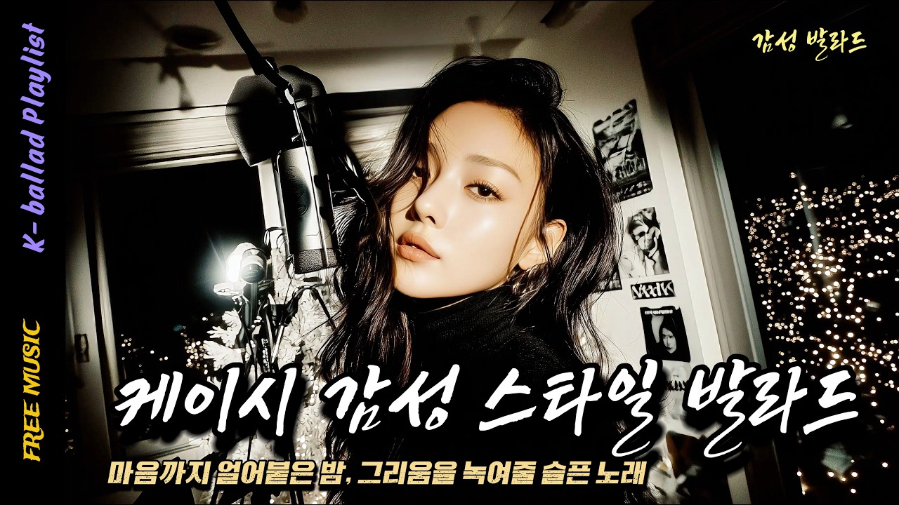 KPOP 감성 발라드 ❄️ ㅣ 마음까지 얼어붙은 밤, 그리움을 녹여줄 슬픈 노래 ㅣ 케이시 스타일 🎧
