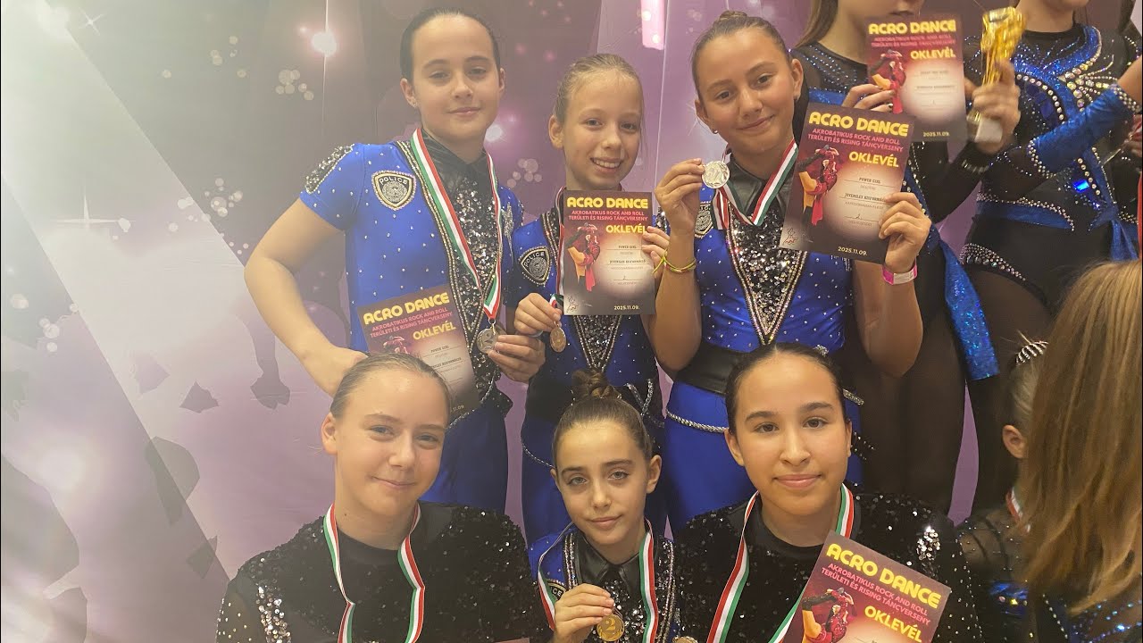 ACRO DANCE SE,HUNGARY - POWER GIRL juveniles kisformáció 2. Hely🥈