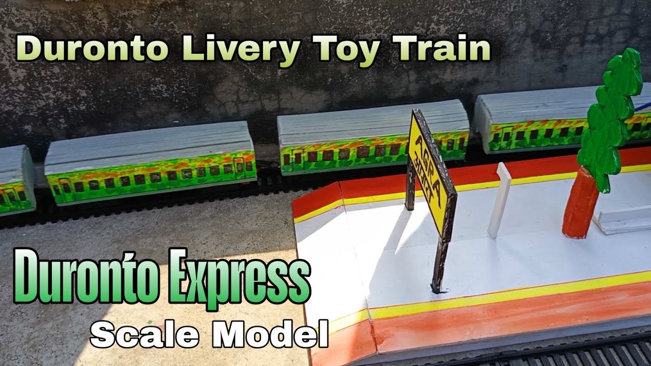 Duronto Express Toy Model Most rare livery ever in a toy model create by @MiniaturebySK Duronto SC