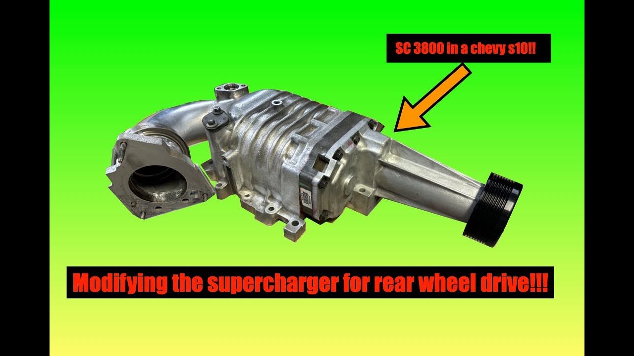 Swapping a SUPERCHARGED 3800 into a CHEVY S10!! Part 3! | Supercharger Modifications!