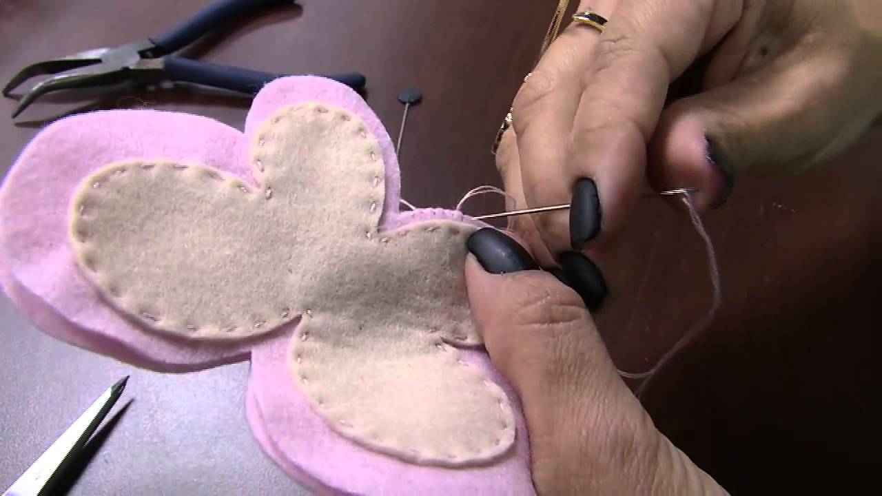 Mulher.com 09/02/2015 Pingente borboleta para cortina por Karina Raszl Parte 1