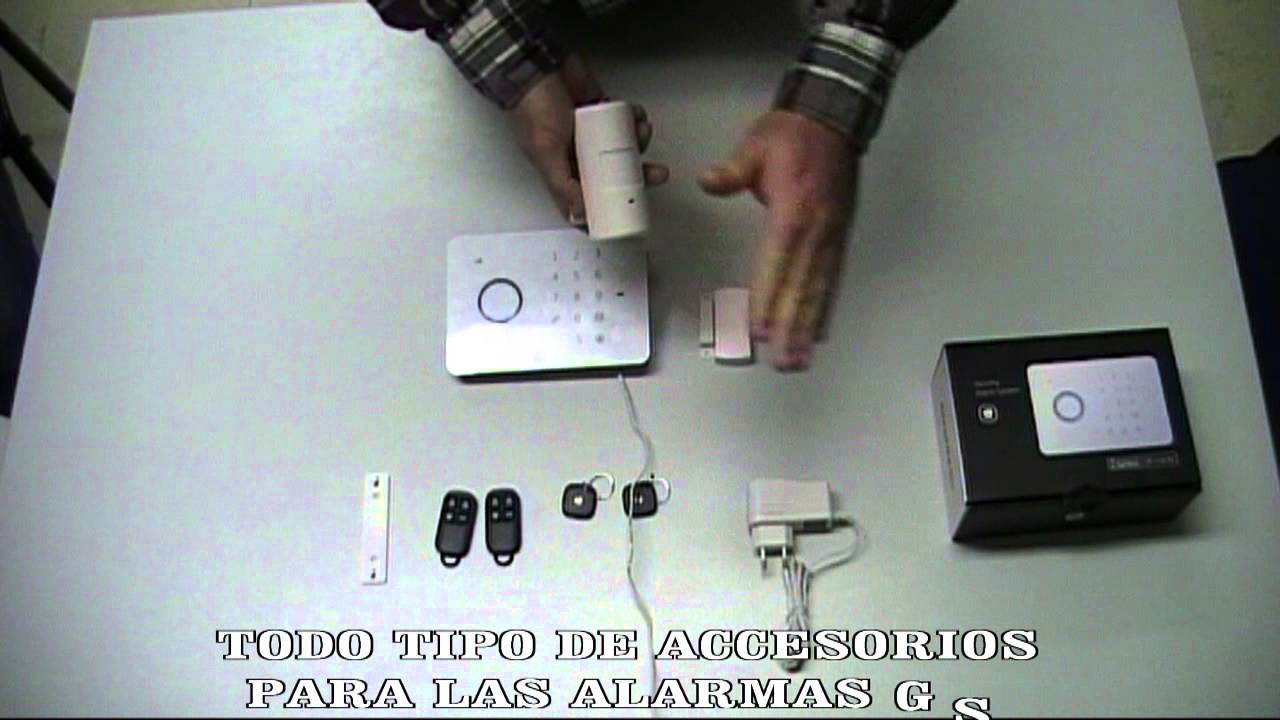 Configuración componentes alarma gsm g5 seguridad malmesat