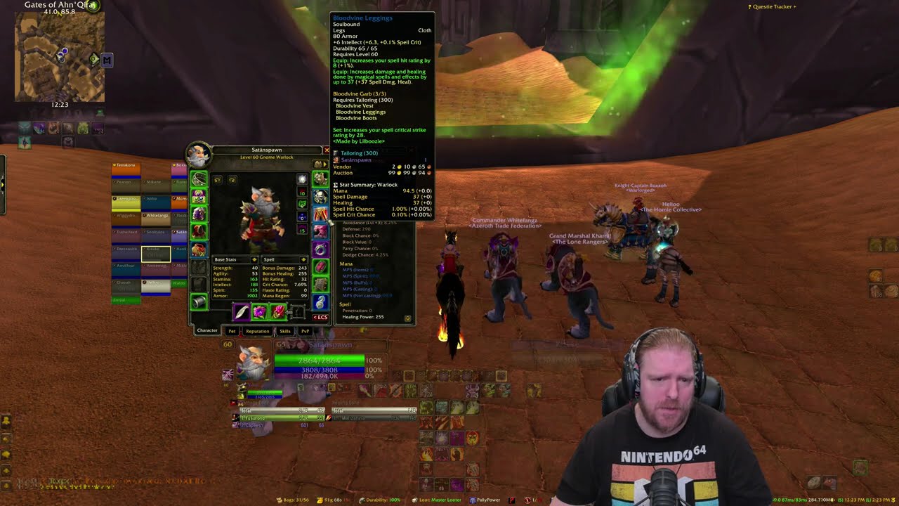 WoW Classic Anniversary AQ40 Fresh 60 Warlock PoV 2-1-2026