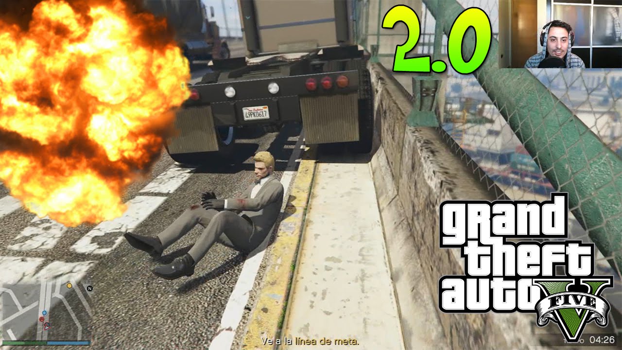 GTA V CAMIONES VS BICIS! LOS DEJAMAOS GANAR UN POQUITO! CONSIGO LA VICTORIA!! xFaRgAnx