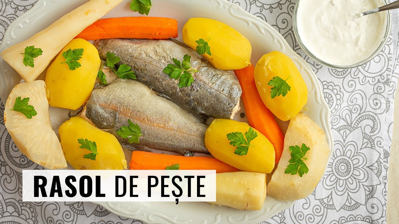 Simplu, rapid și gustos - rasol de pește cu legume și sos de hrean