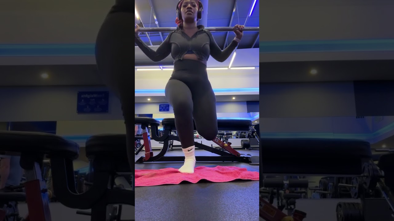 You have made it as gym girlie if you remove shoes 