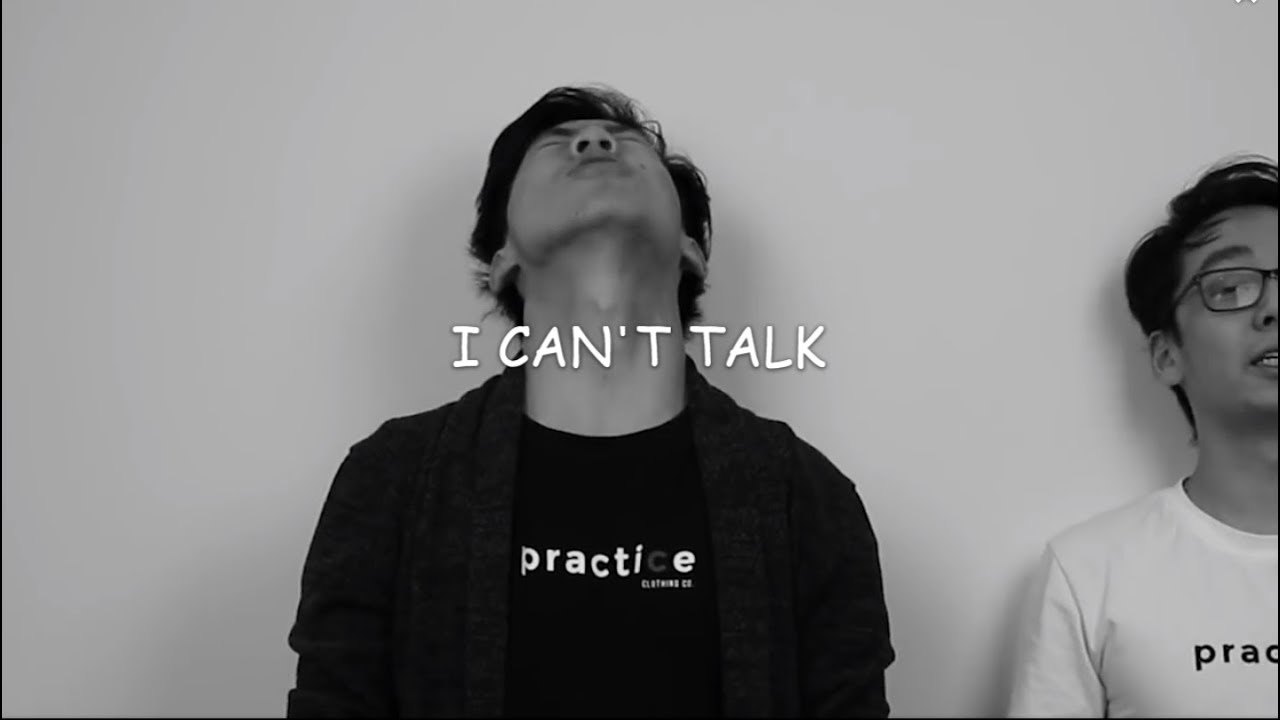 TwoSetViolin struggling to speak for 5 minutes straight