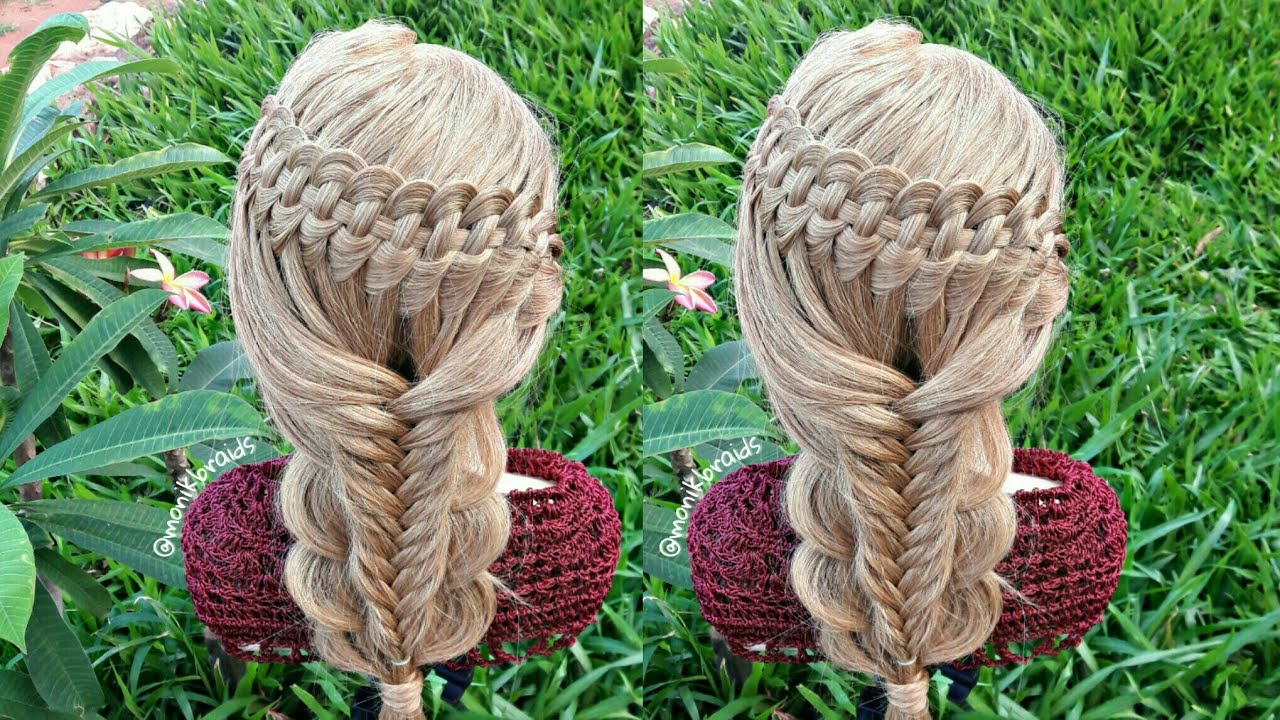 Trenzas combinadas super faciles💖💖