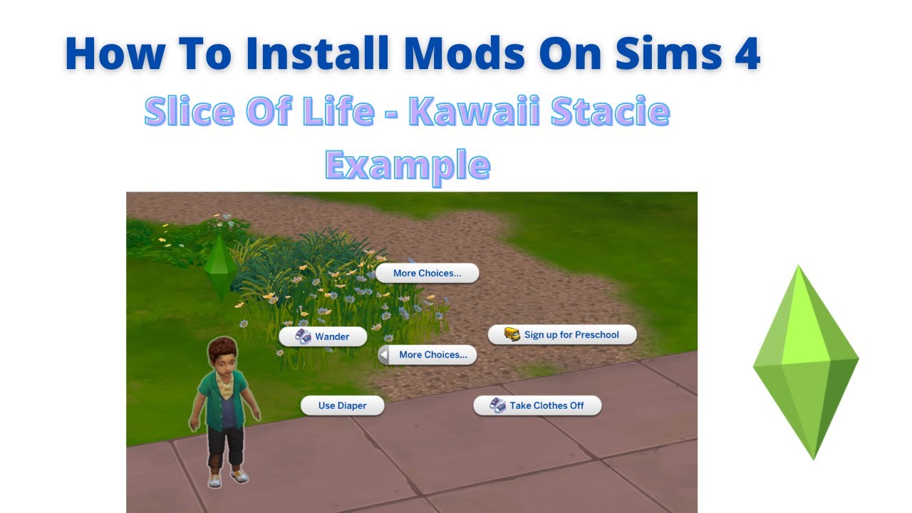Как установить мод «Кусочек жизни» для Sims 4 | Kawaii Stacie | Обновление 2021 года