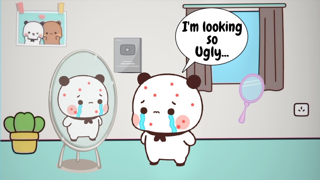 Bubu got Pimple🥺 ||Peach Goma|| ||Animation|| ||Bubuanddudu||