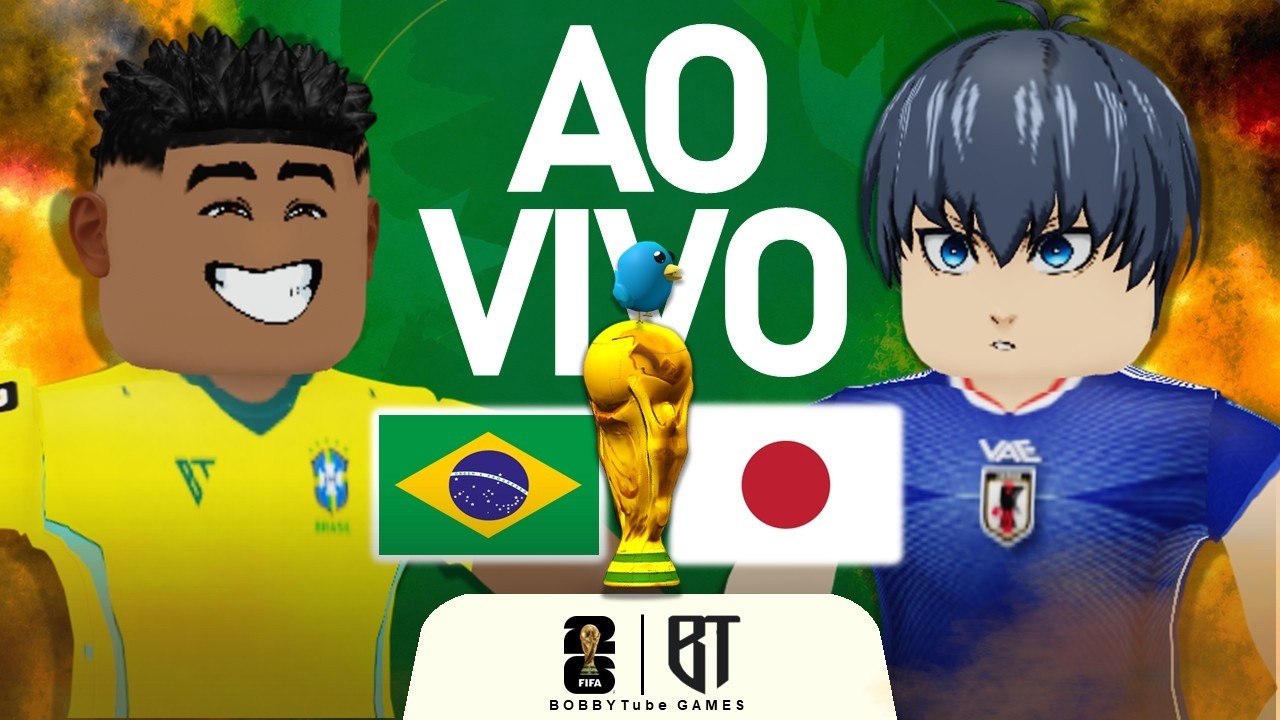 [🔴LIVE ] BRASIL VS JAP&Atilde;O | 16 AVOS DE FINAL | ROBLOX #summerofgoals