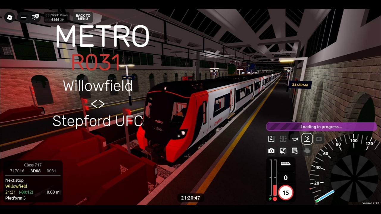 Jazda! SCR Class 717 R031 Willowfield - Stepford UFC (METRO)