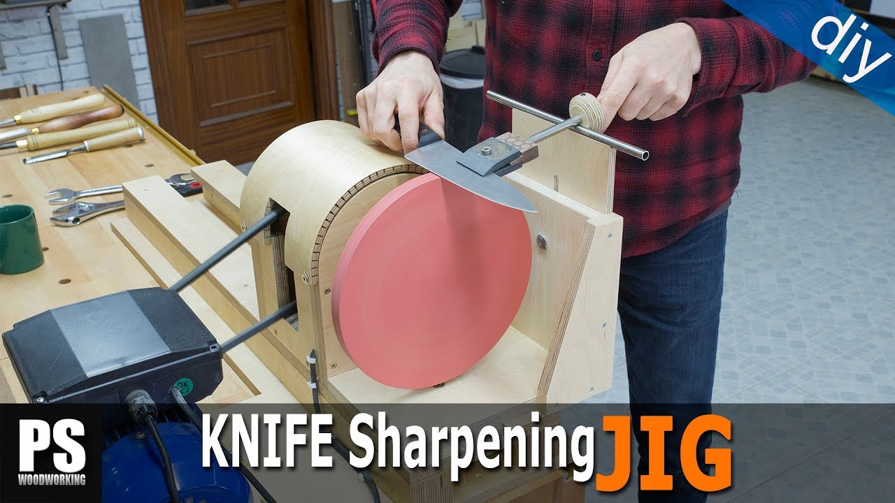 Homemade Knife Sharpening Lathe Attachment