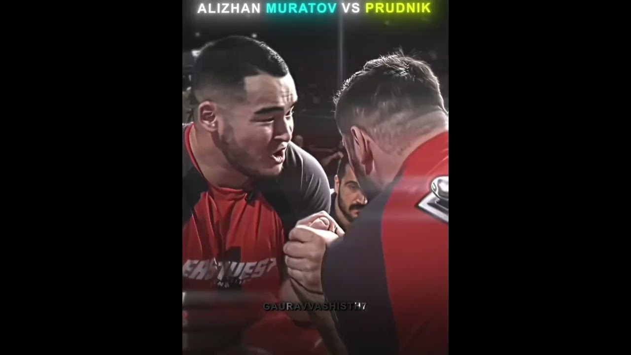 Alizhan Muratov's insane strength in Armwrestling 🦾🔥 #armwrestling #shortsvideo #motivation
