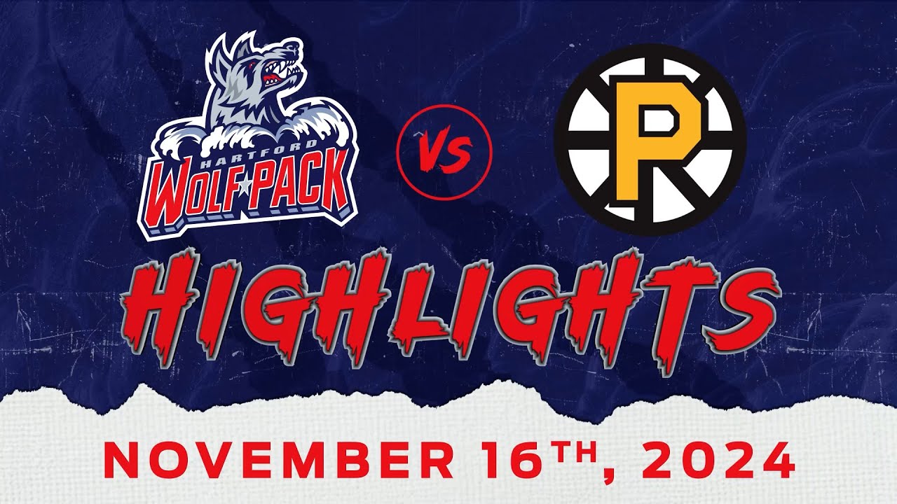 11.16.2024 Hartford Wolf Pack vs Providence Bruins
