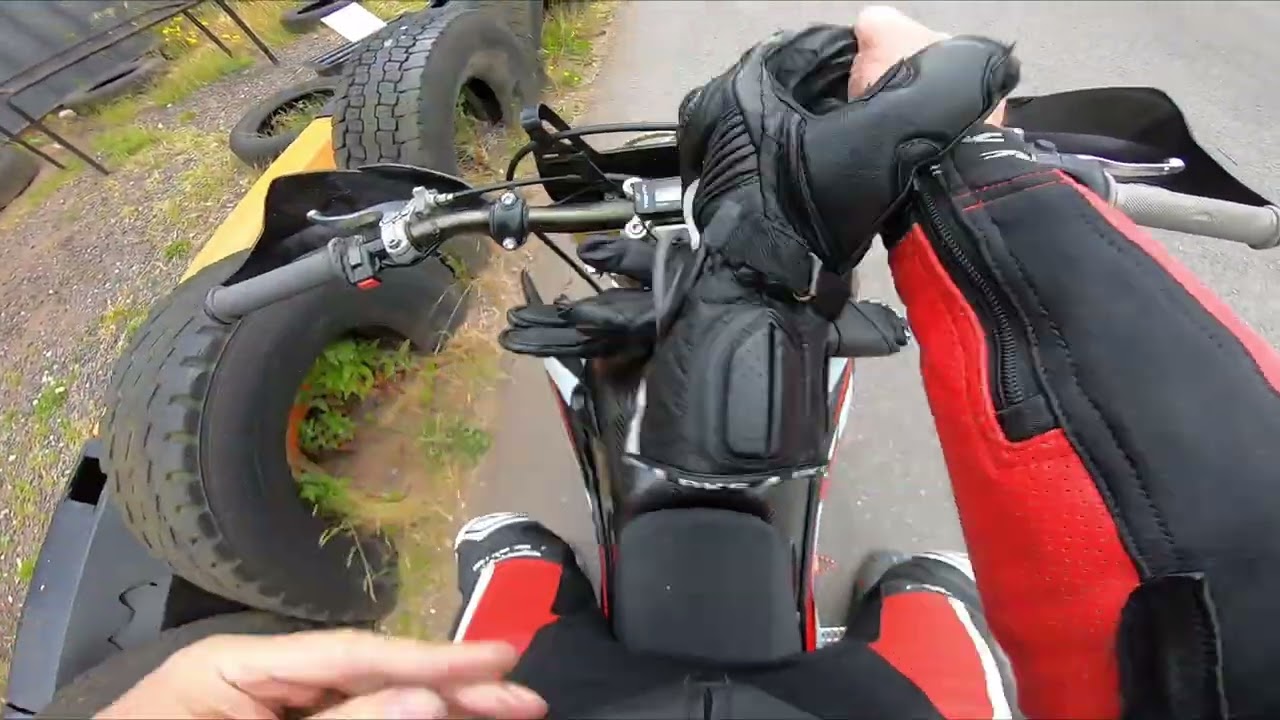 First decent ride on the pit bike this year. Lockwell Hill.
