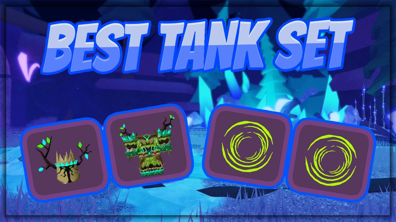 Showcasing the BEST TANK SET IN ENCHANTED FOREST NIGHTMARE - DUNGEON QUEST