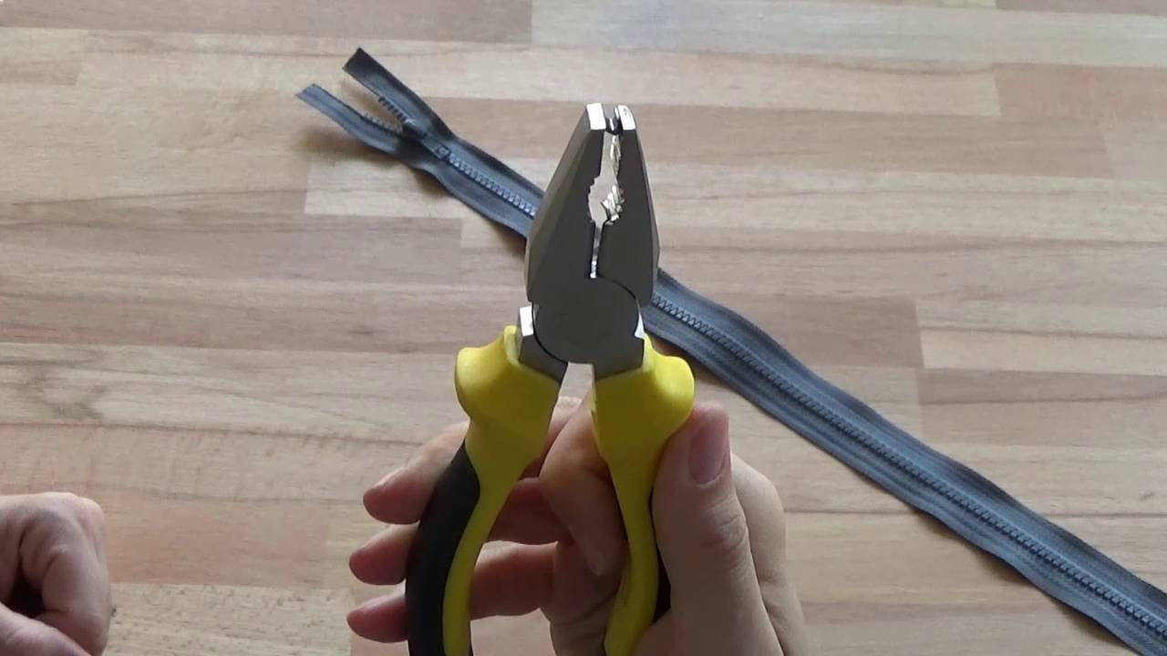 einen teilbaren Reißverschluß einfach kürzen