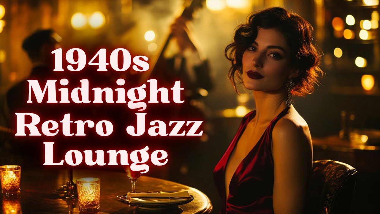 🎷 Midnight Retro Jazz Lounge 🎷 | 1940s Classic Swing & Vintage Jazz Melodies