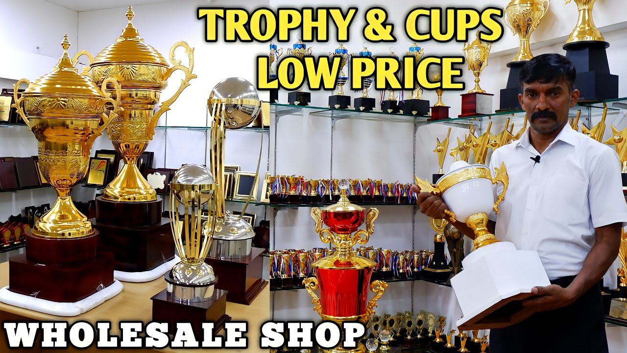 Foot ball / cricket trophy Shop| best sports cups for sale in Tamil Nadu| buy all sports trophy shop