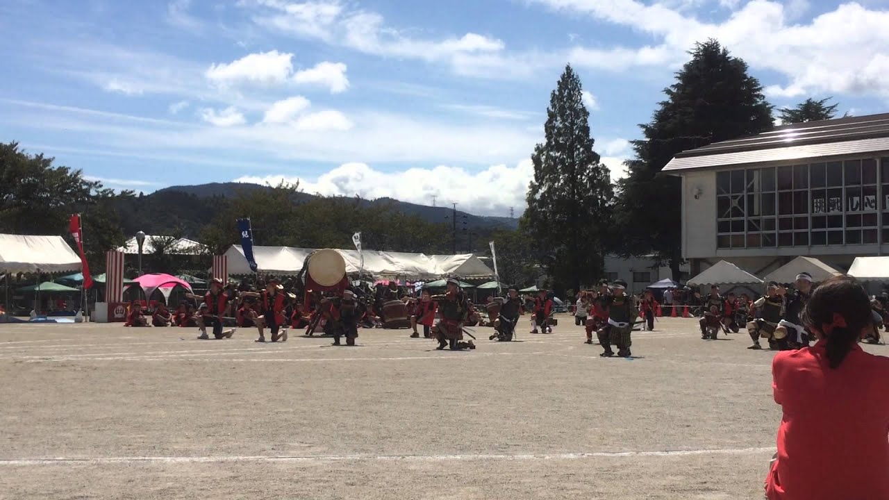 2015関ヶ原小学校運動会（子供語り合戦太鼓・剣舞）