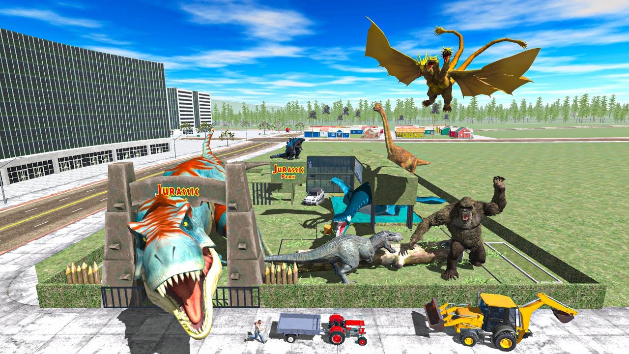 Franklin Change New House to Jurassic Park in Indian Bikes Driving 3D